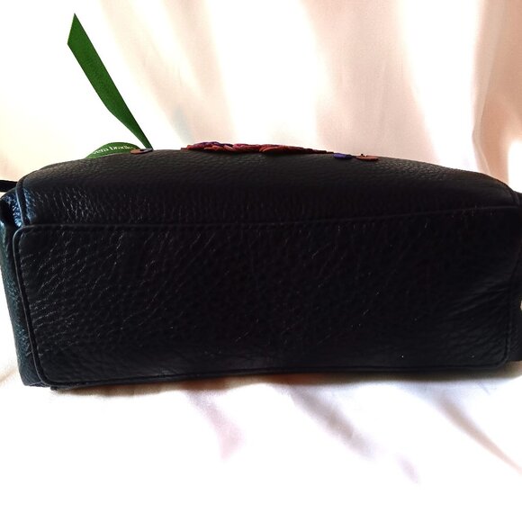 NWT 💥 VERA BRADLEY MINI HATHAWAY Pebbled Leather Crossbody Tote Bag ~ Adorable! - Picture 11 of 11